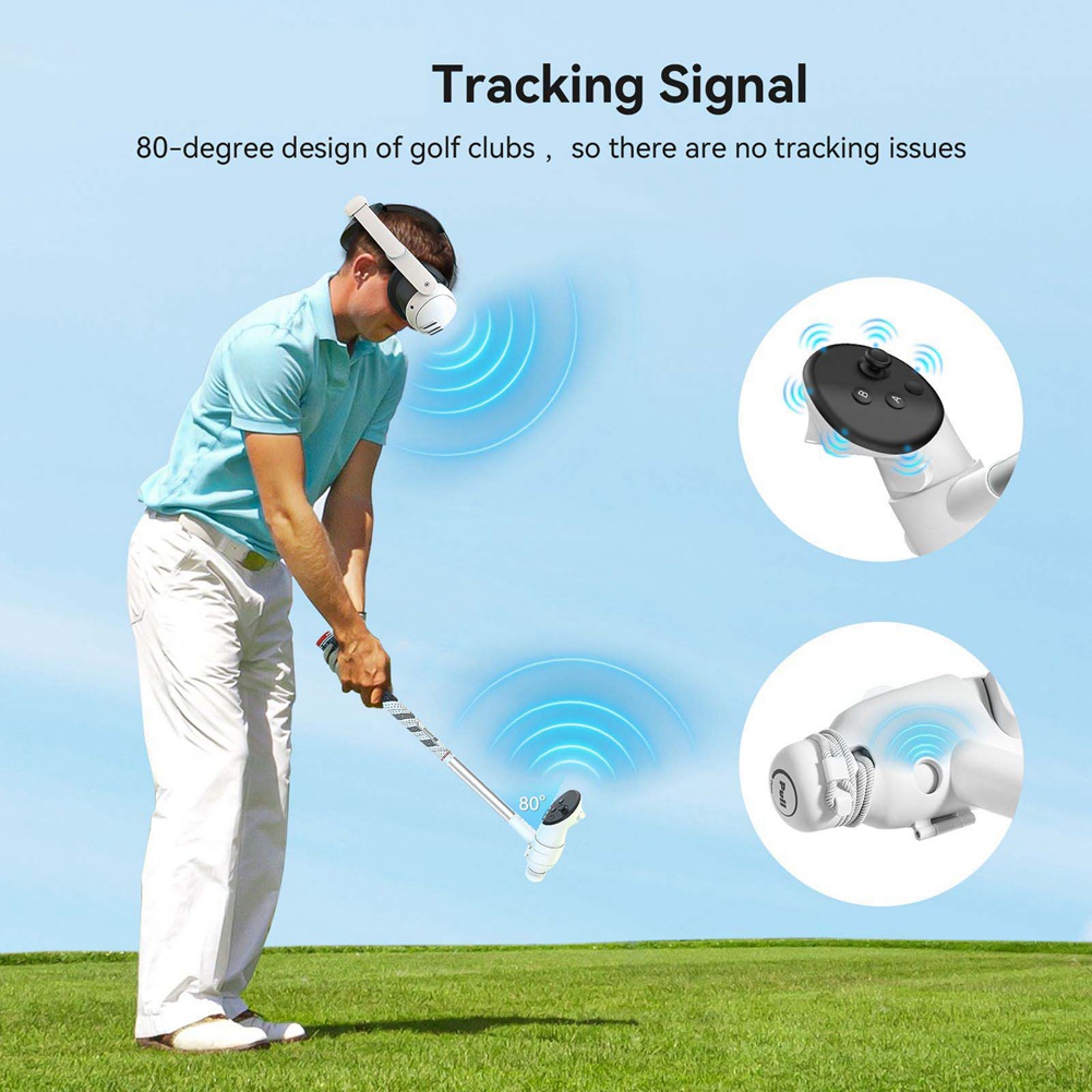 Vr Golf Club Handle Grip Accessory - A72Z Retractable Golf Club Handle Grip