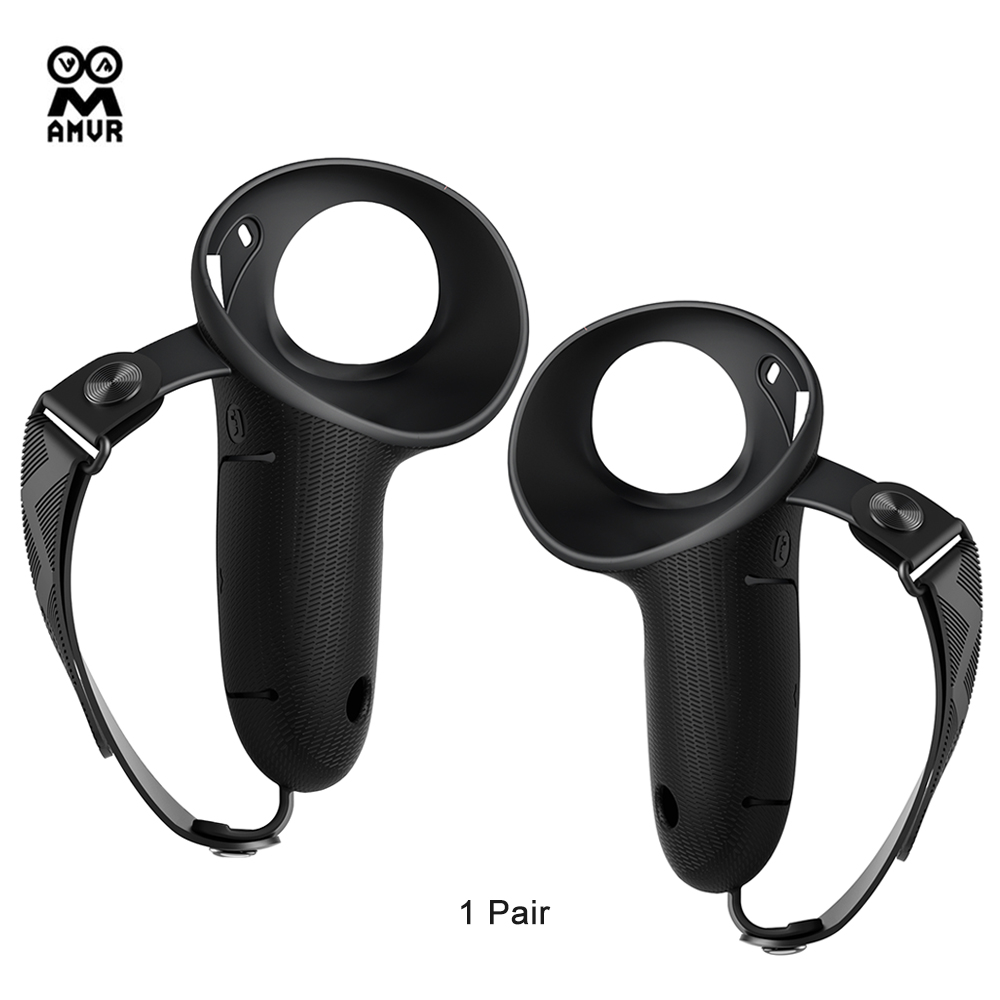 Vr Controller Grips Silicone Knuckles Strap - AMVR Silicone Protective Cover With Knuckle