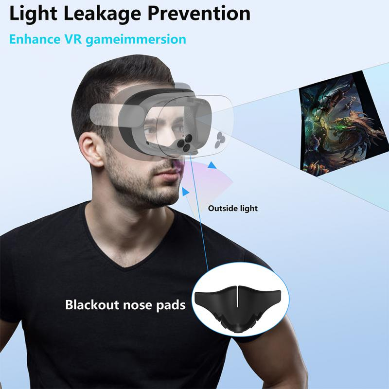 6pcs Face Cover For Meta Quest - Vr Facial Interface Foam Pad Leather ulasan dan harga