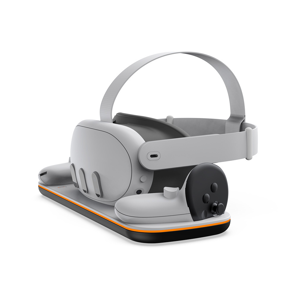 For Oculus Quest 3 VR Headset  - Vr Charging Dock Stand Dual Controller ulasan dan harga