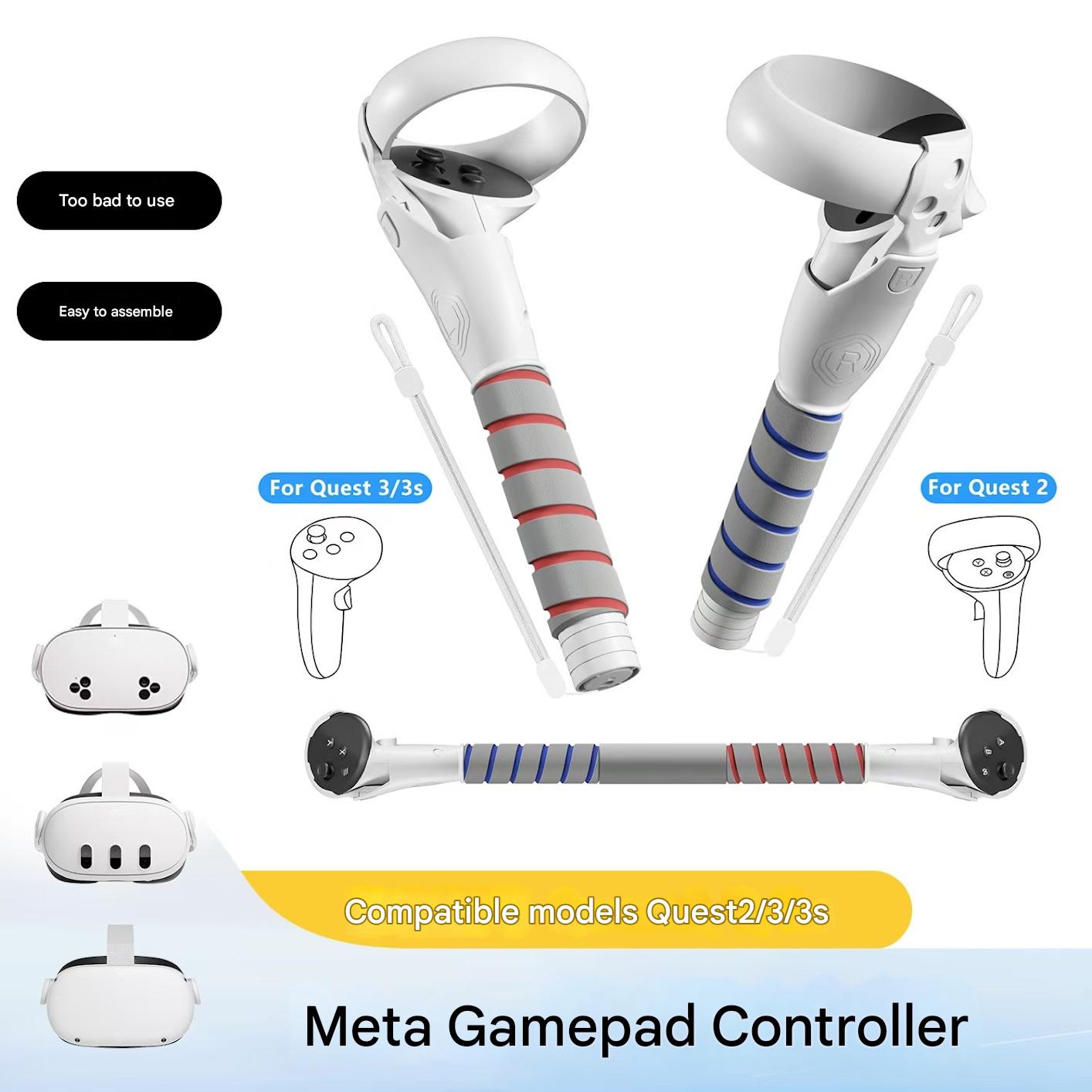 Handle Attachments for Quest 2 - Vr Golf Club Handle Grip Accessory ulasan dan harga