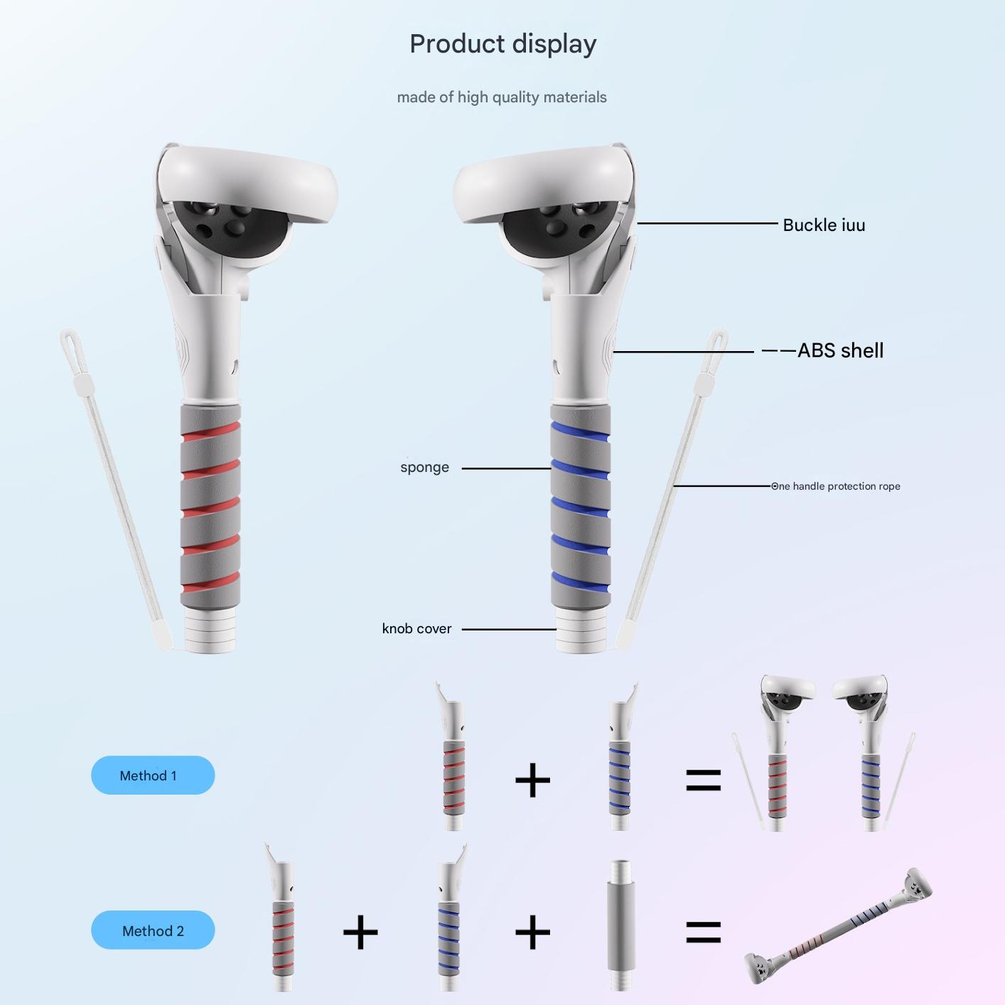 Handle Attachments for Quest 2 - Vr Golf Club Handle Grip Accessory ulasan dan harga