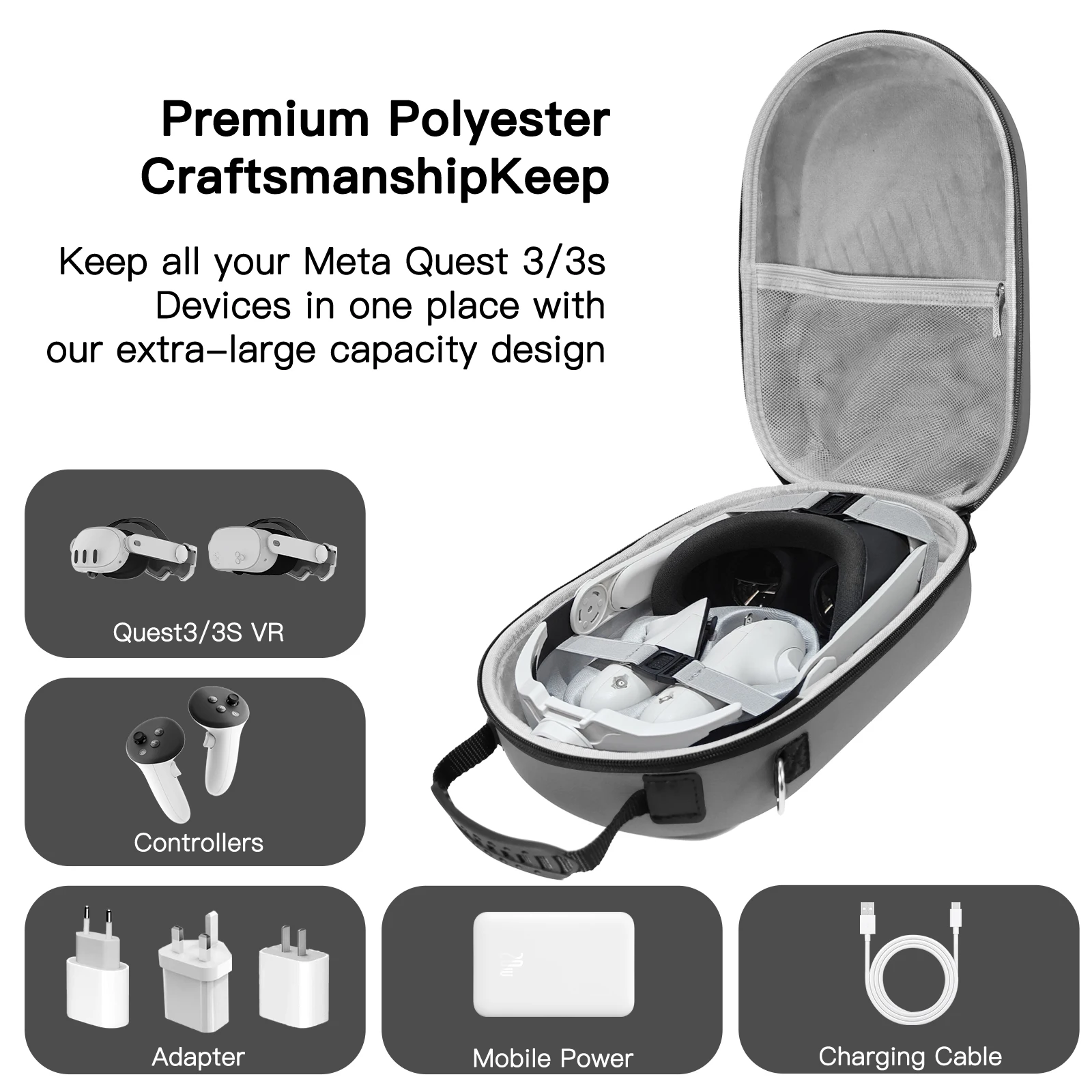 Hard Carrying Case Drop-resist - Vr Carrying Case Hard Travel Storage ulasan dan harga