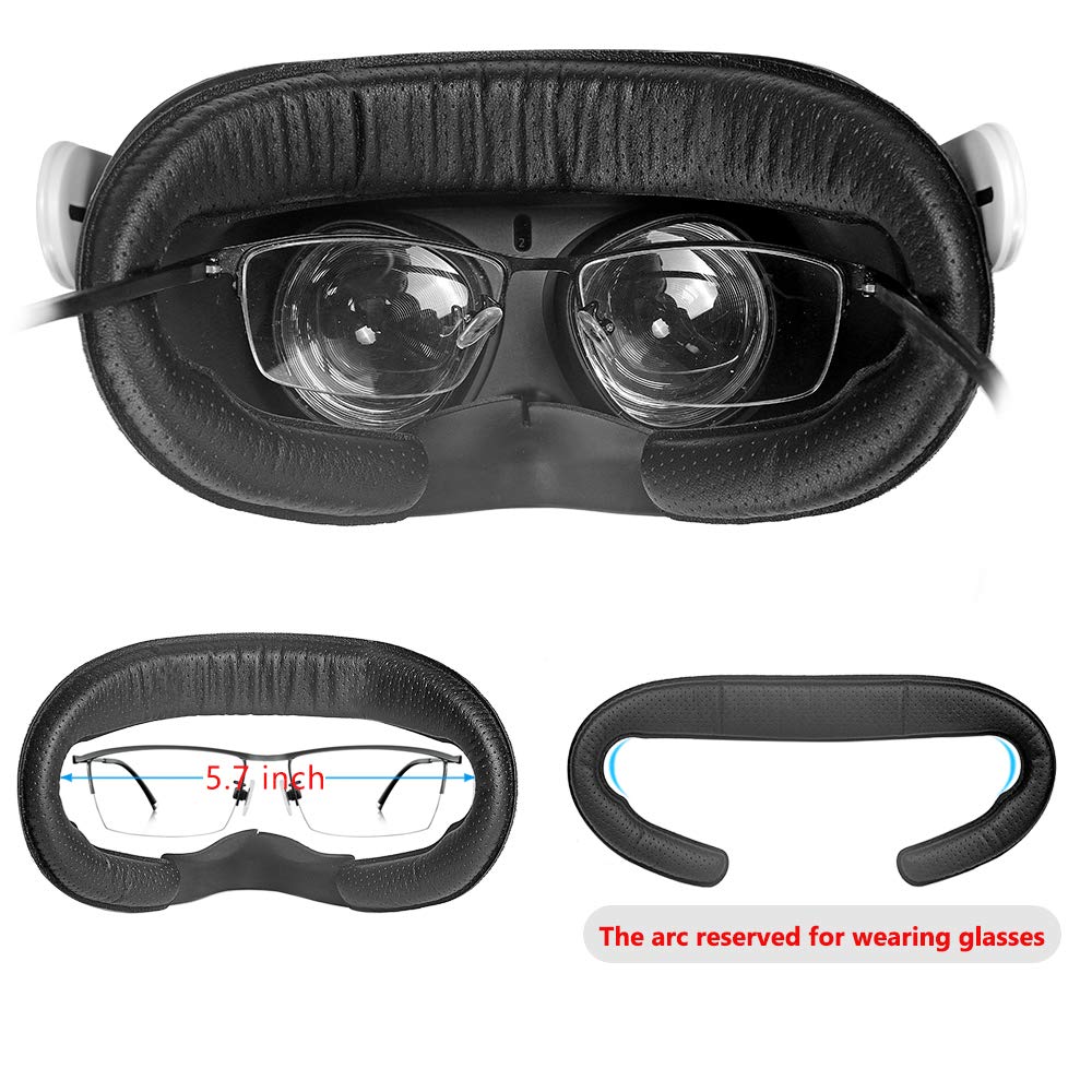 VR Replacement Eye Mask PU Lea - Vr Facial Interface Foam Pad Leather ulasan dan harga