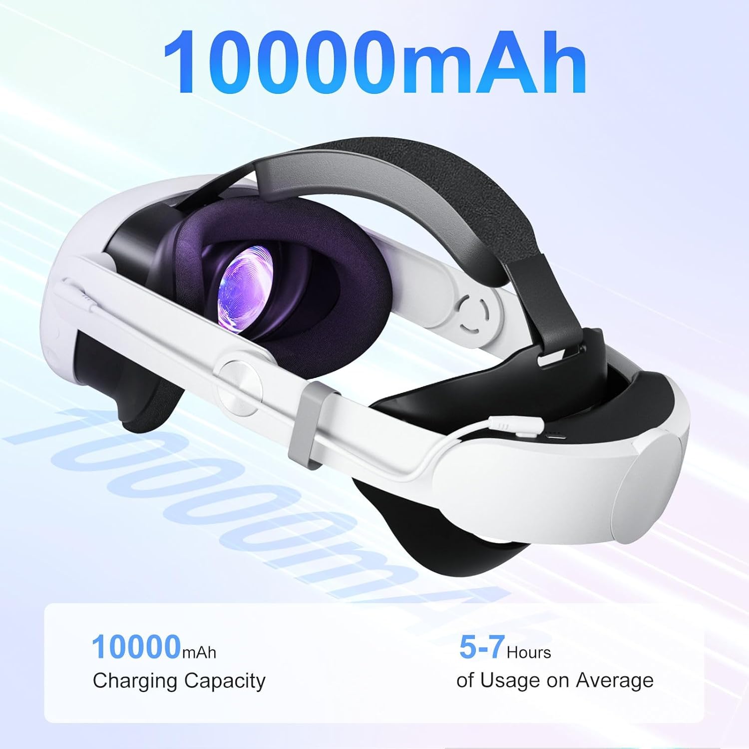10000mAh Elite Strap Battery P - Head Strap With Battery Pack Vr Elite ulasan dan harga