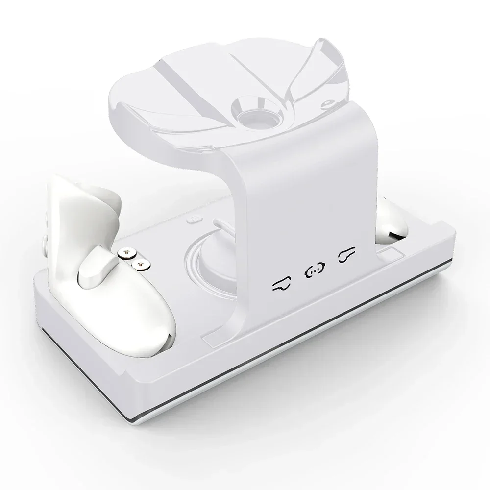 Charging Dock for Meta Quest 3 - Head Strap With Battery Pack Vr Elite ulasan dan harga