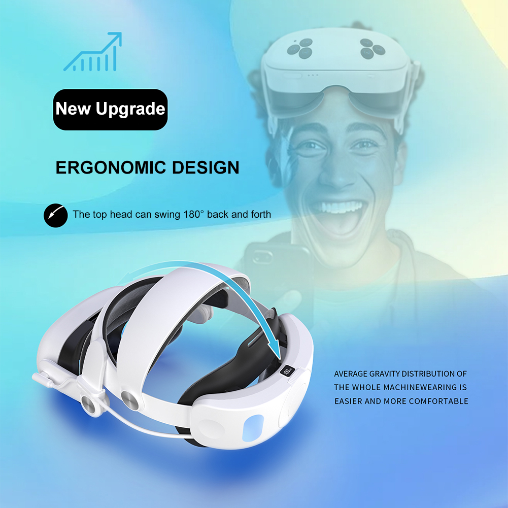 Battery Head Strap 10000mAh Ad - Head Strap With Battery Pack Vr Elite ulasan dan harga