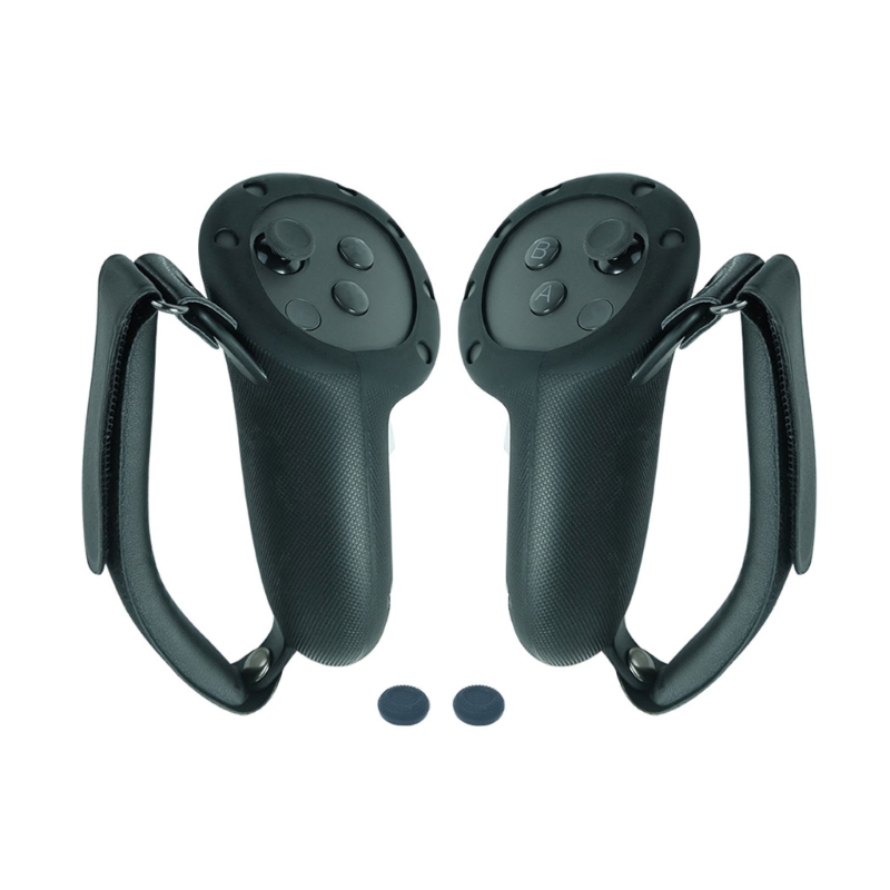 Silicone Protective Cover With - Vr Controller Grips Silicone Knuckles Strap ulasan dan harga