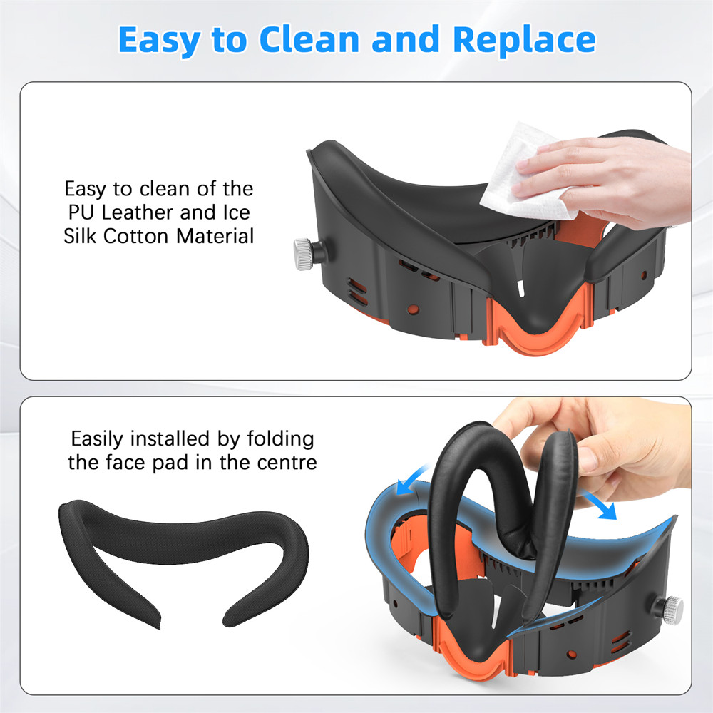 Adjustable Facial Replacement  - Vr Facial Interface Foam Pad Leather ulasan dan harga